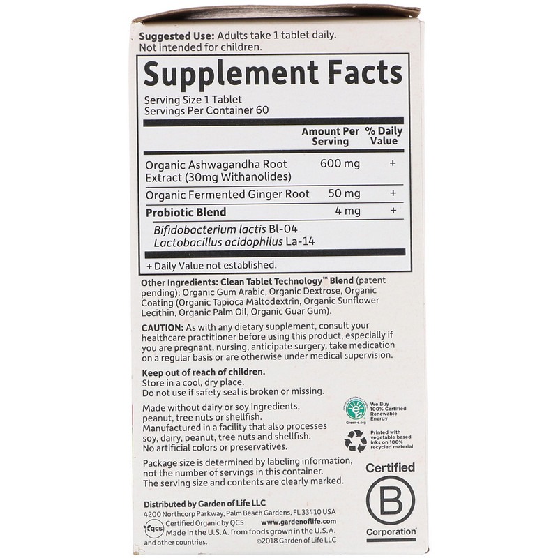 mykind Organics Ashwagandha 2