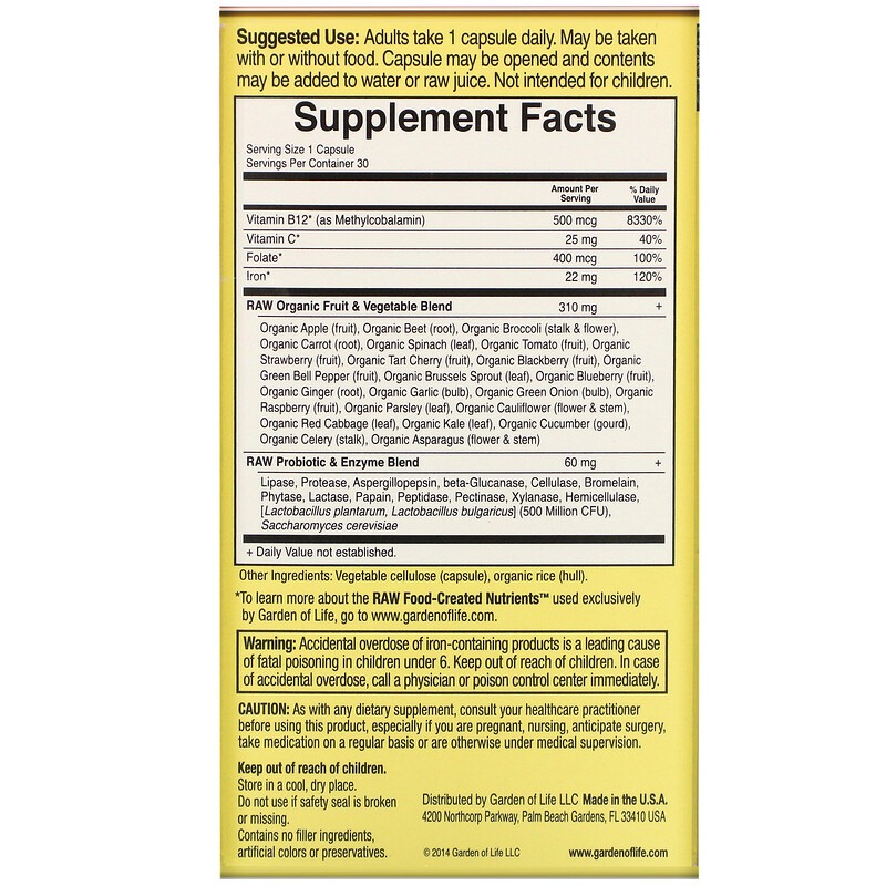 Vitamin Code Raw Iron 1