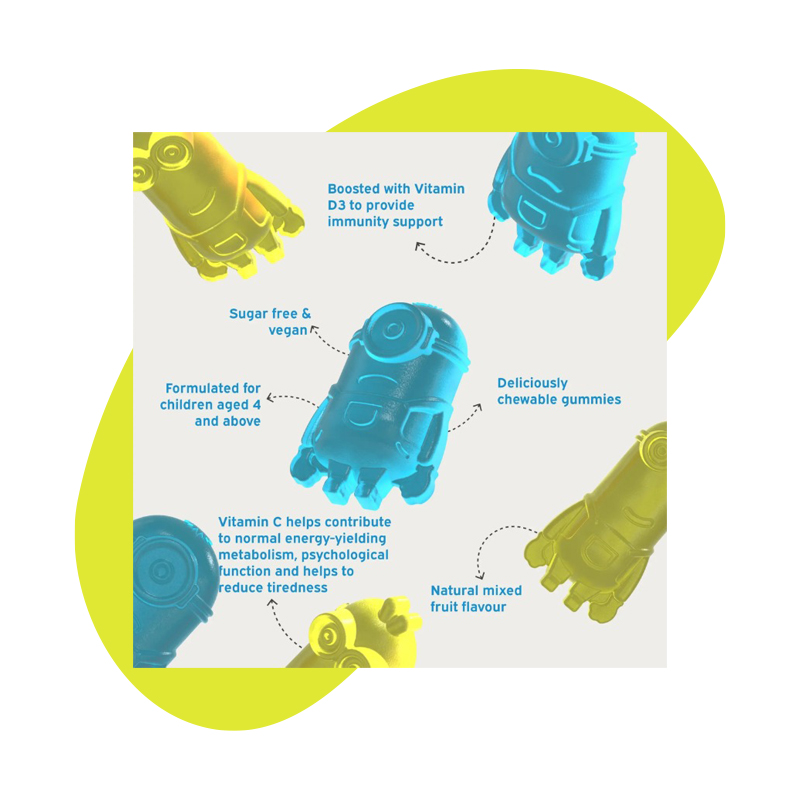 Minions, Mixed Fruit, 60 Gummies 4