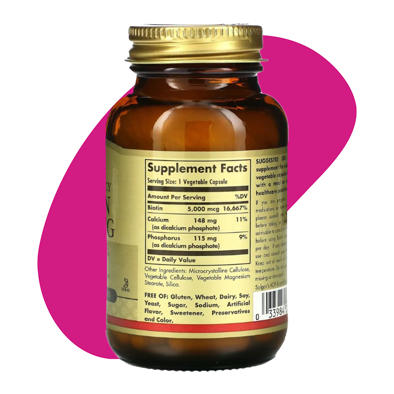 Biotin, 5,000 mcg 2