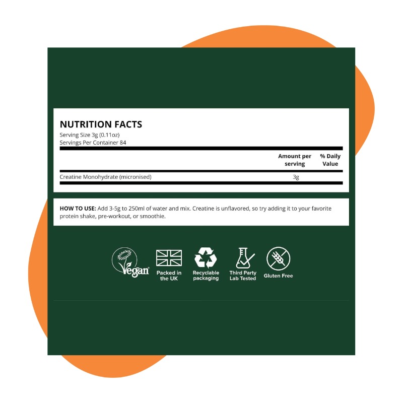 Creatine Monohydrate, 252 g powder 2