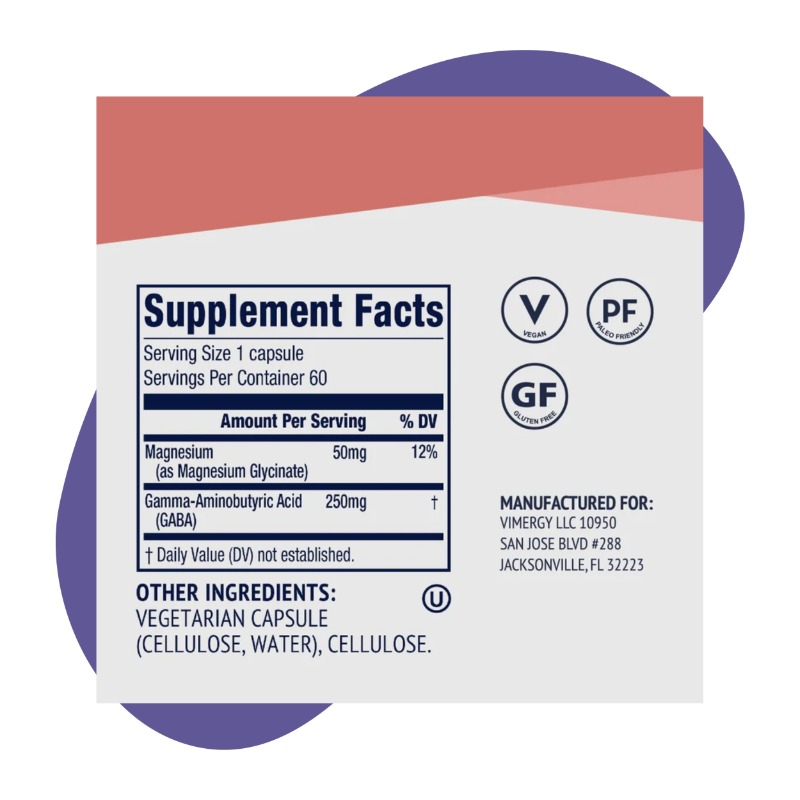 GABA, 60 Capsules 2