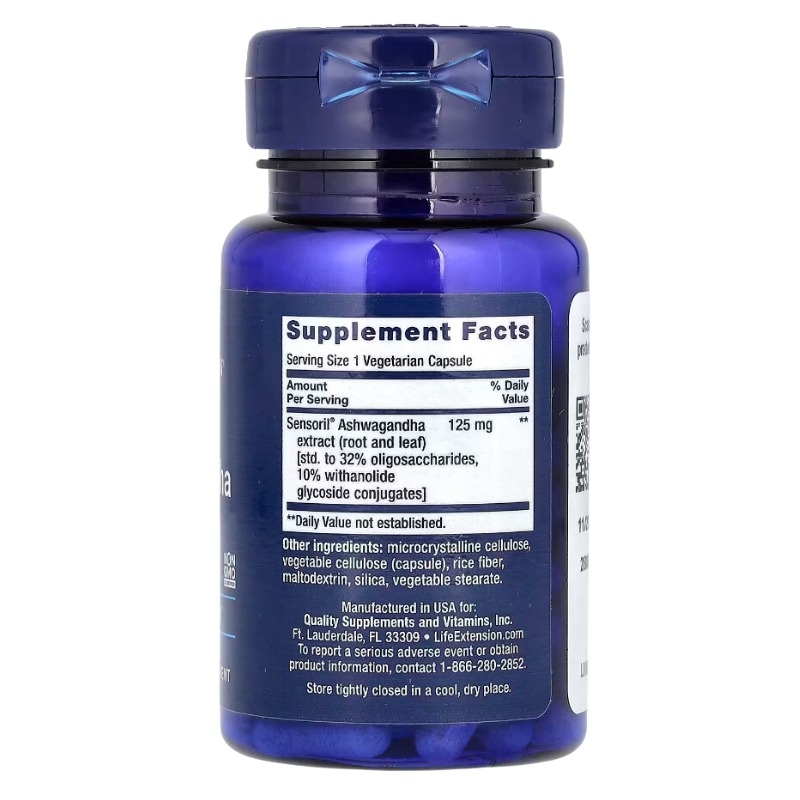 Optimized Ashwagandha, 60 Vegetarian Capsules 2