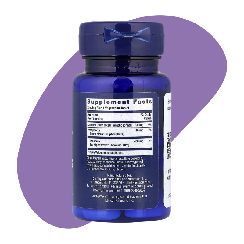 Theanine XR™ Stress Relief, 30 Vegetarian Tablets 2