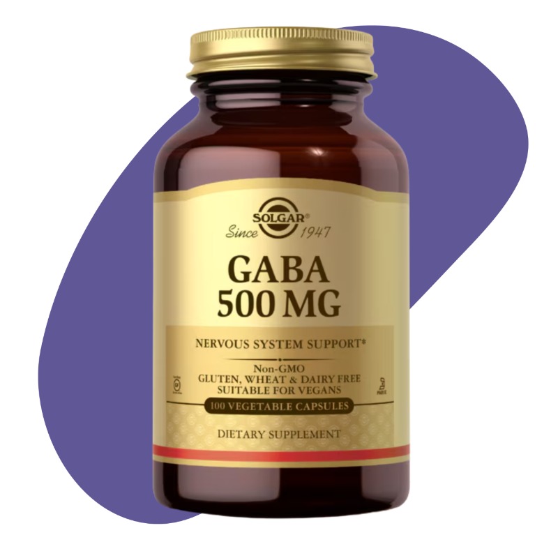 GABA 500 mg, 100 Vegetable Capsules 1
