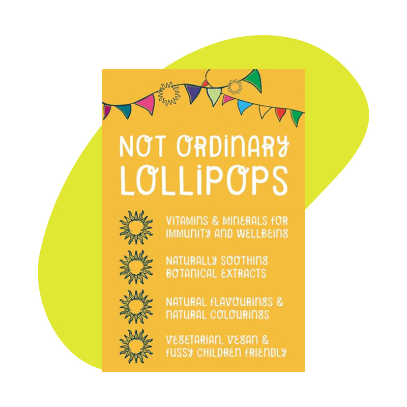 Lemon Flavour, 12 Lollipops, 9.9g 2