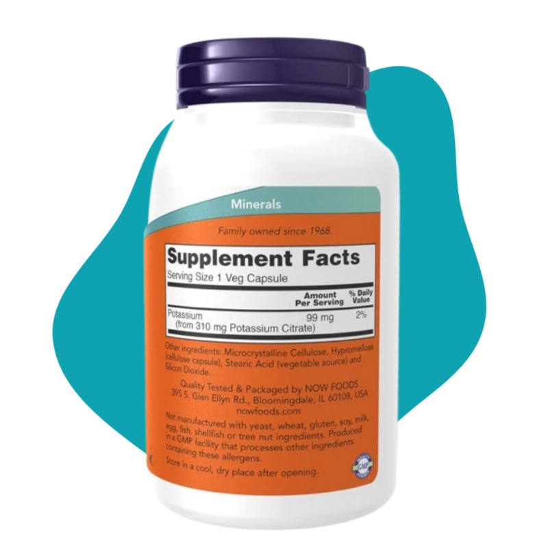 potassium citrate Now minerals heart kuwait provin