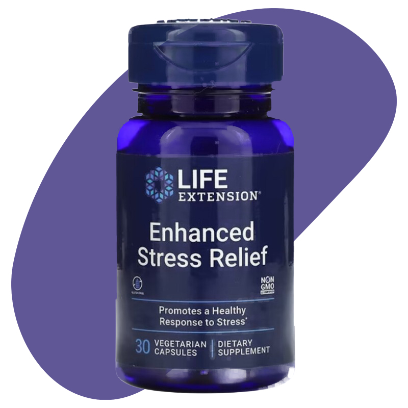 Enhanced Stress Relief, 30 Vegetarian Capsules 1