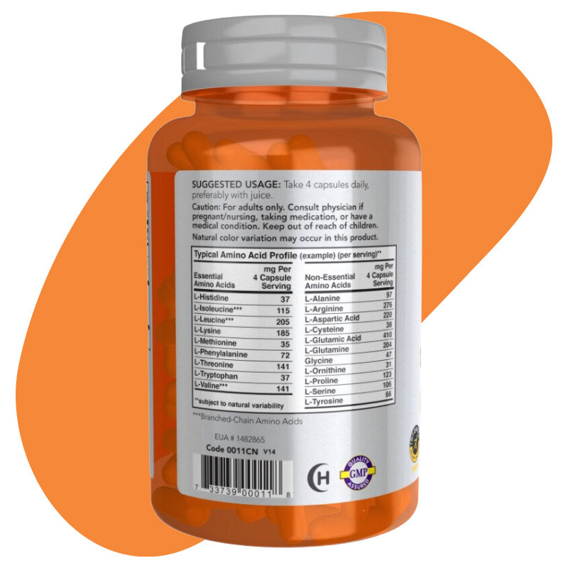 Amino Acids, 120 Veg Capsules 2