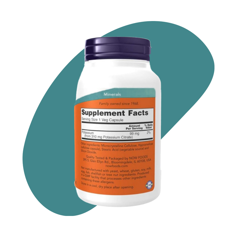 potassium citrate Now minerals heart kuwait provin