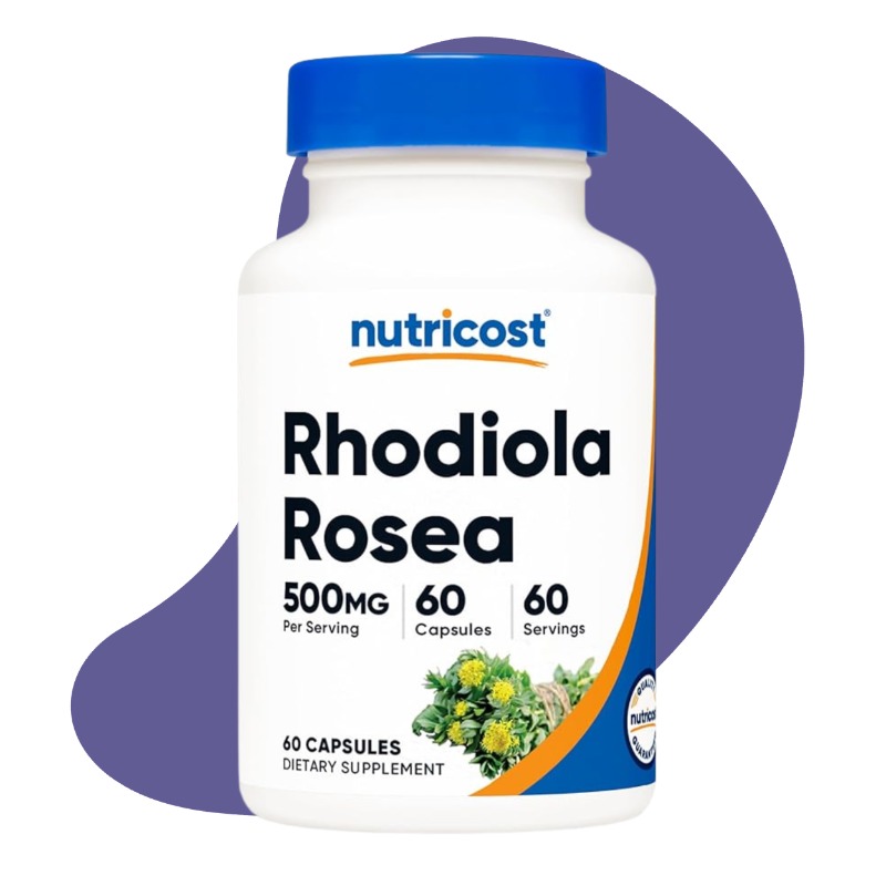 Rhodiola Rosea 500mg, 60 Vegetarian Capsules 1