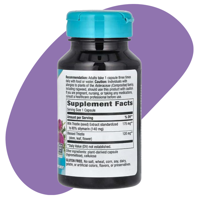 Supports Liver Function & Detox Pathways - 60 Vegan Cap 1