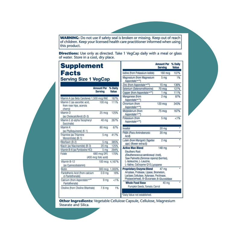 Once Daily Active Man Multivitamin 2