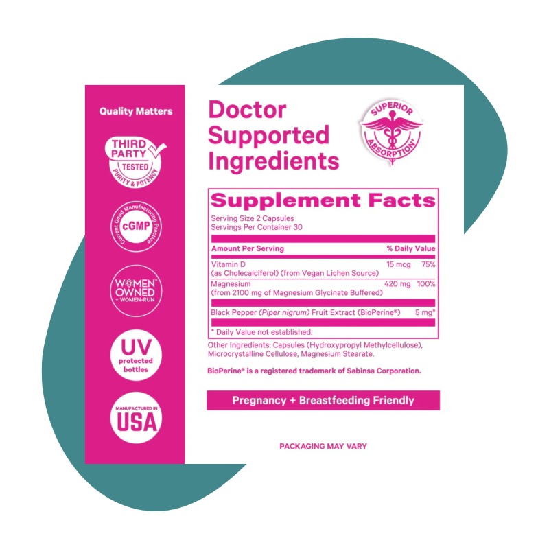 Magnesium Glycinate, 60 Capsules 2
