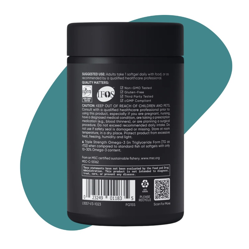 Omega-3 Fish Oil from Wild Alaska Pollock, 90 Softgels 4