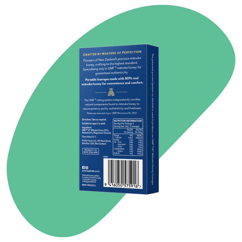 Lozenges UMF™ 16+ Mānuka Honey, 8 pack 3