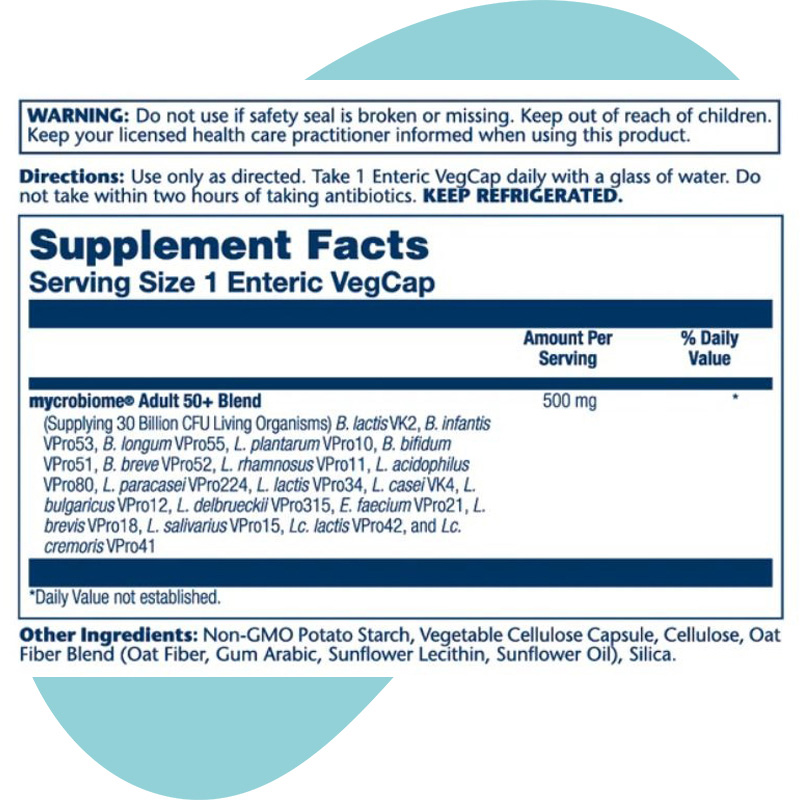 Mycrobiome Probiotic Adult 50+ 2