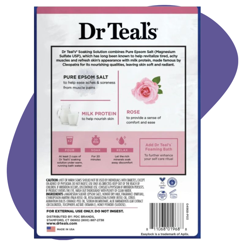 Calm & Serenity with Rose Essential Oil & Milk Protein 3