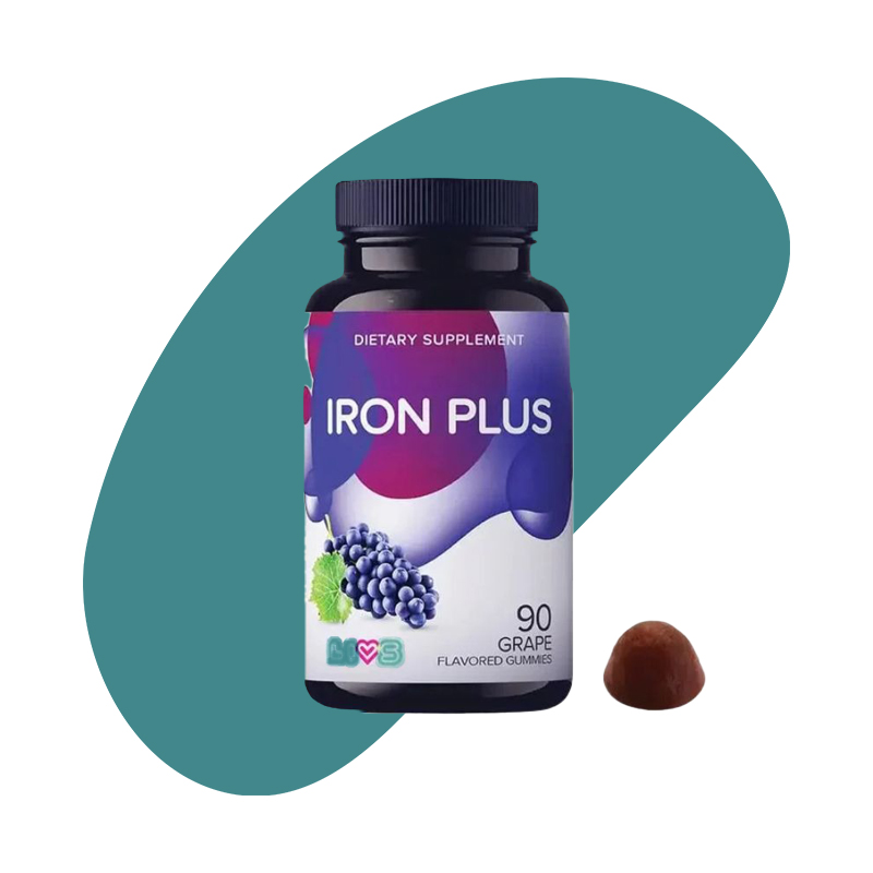 Iron Plus Grape Gummies 1