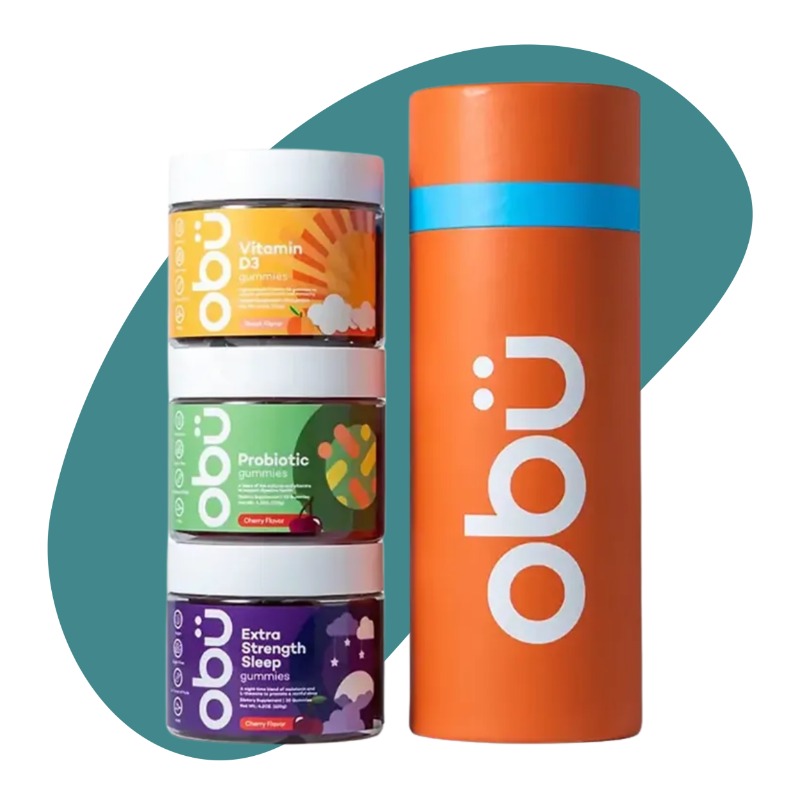 Obu Travel Pack 3 – Vitamin D / Probiotic / Sleep Cherry 1