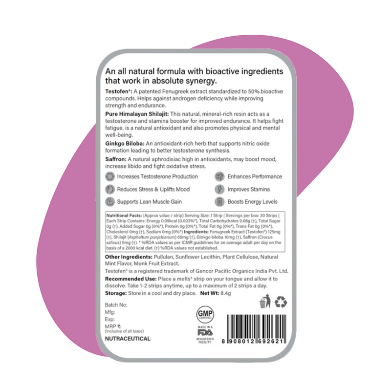 Testofen + Himalayan Shilajit 2