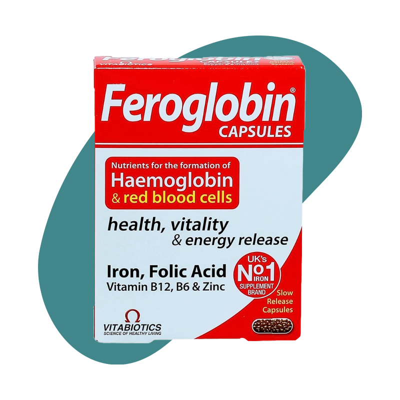 Haegmoglobin & red blood cells, 30 Capsules 3