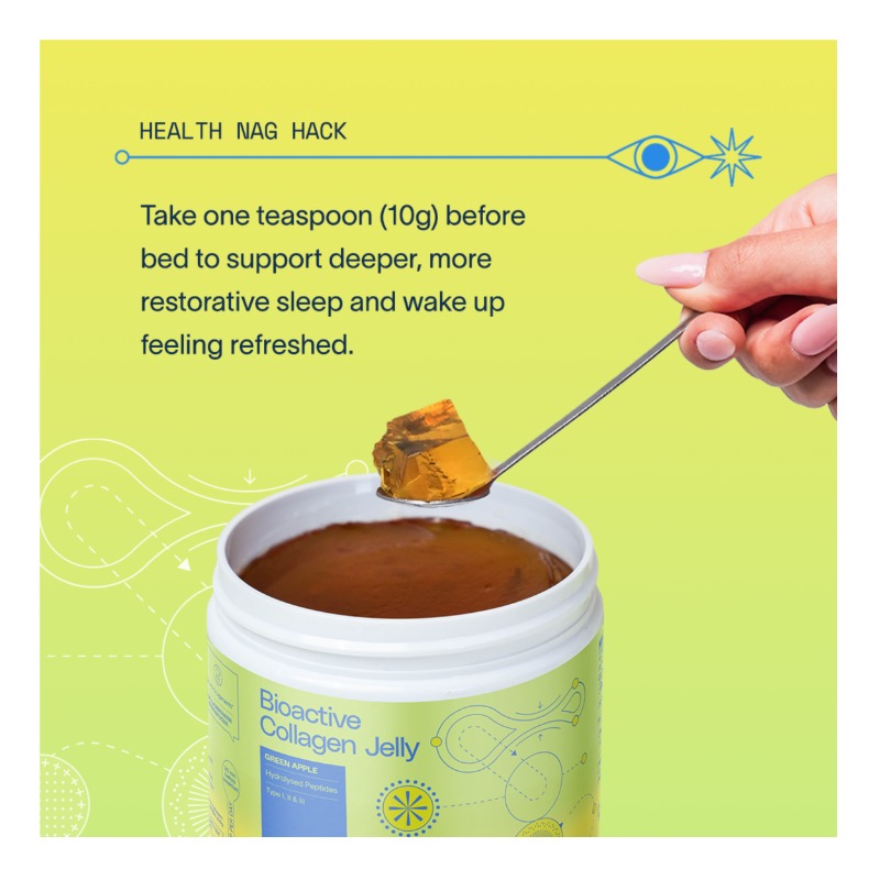 Bioactive Collagen Jelly, Green Apple, 400g 6