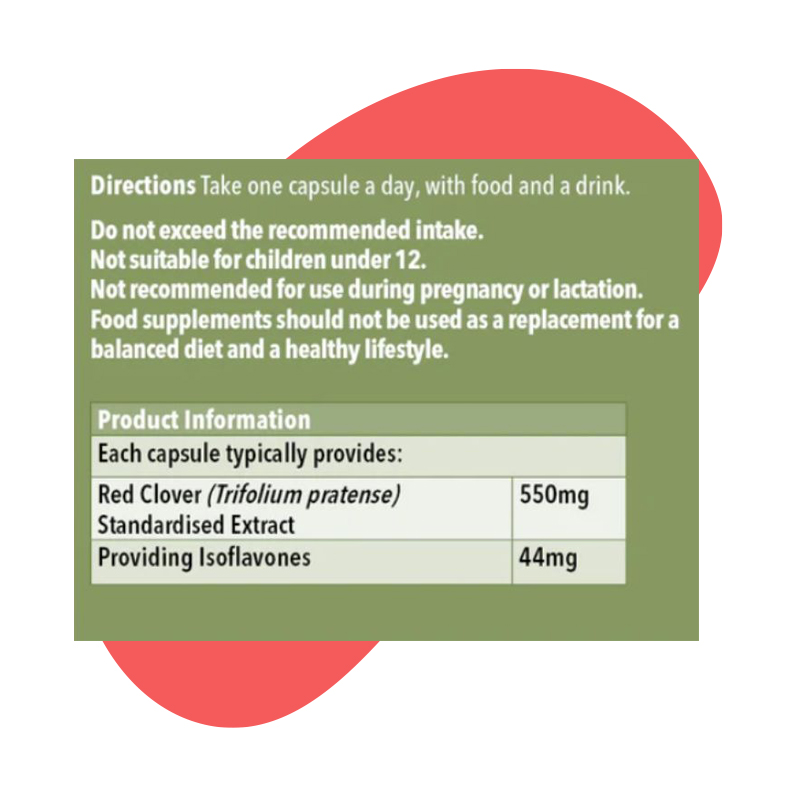 Red Clover Extract 550mg 2