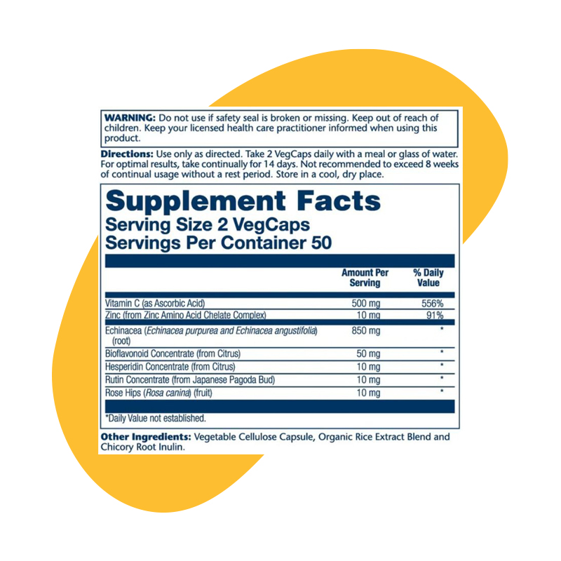 Echinacea Vit C & Zinc 2
