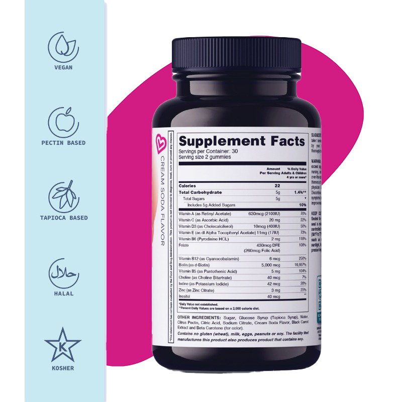 Cream Soda, 60 gummies 1