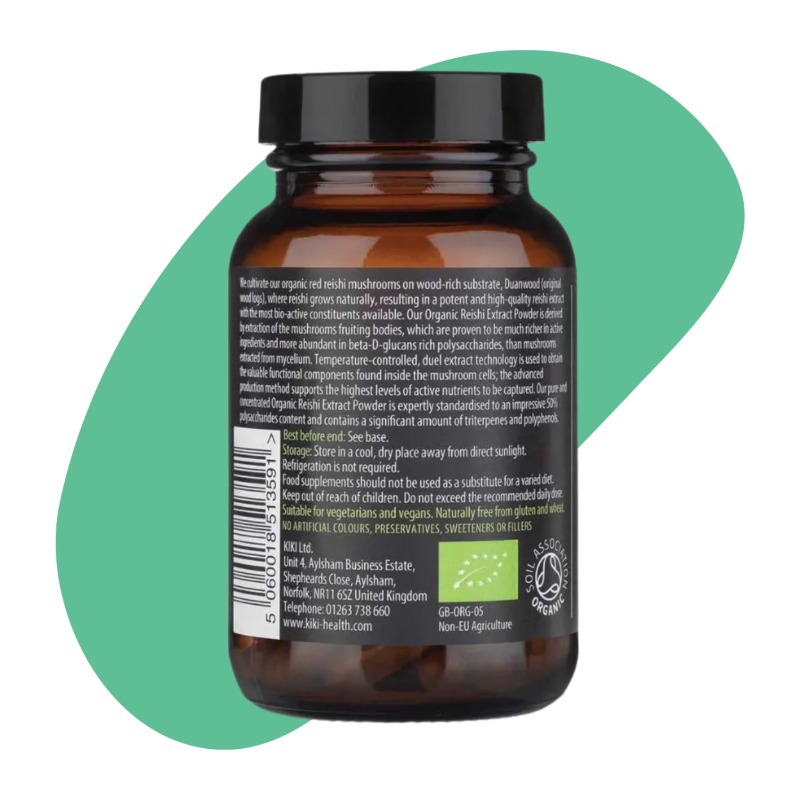 Reishi Extract Organic, 60 vegicaps 3