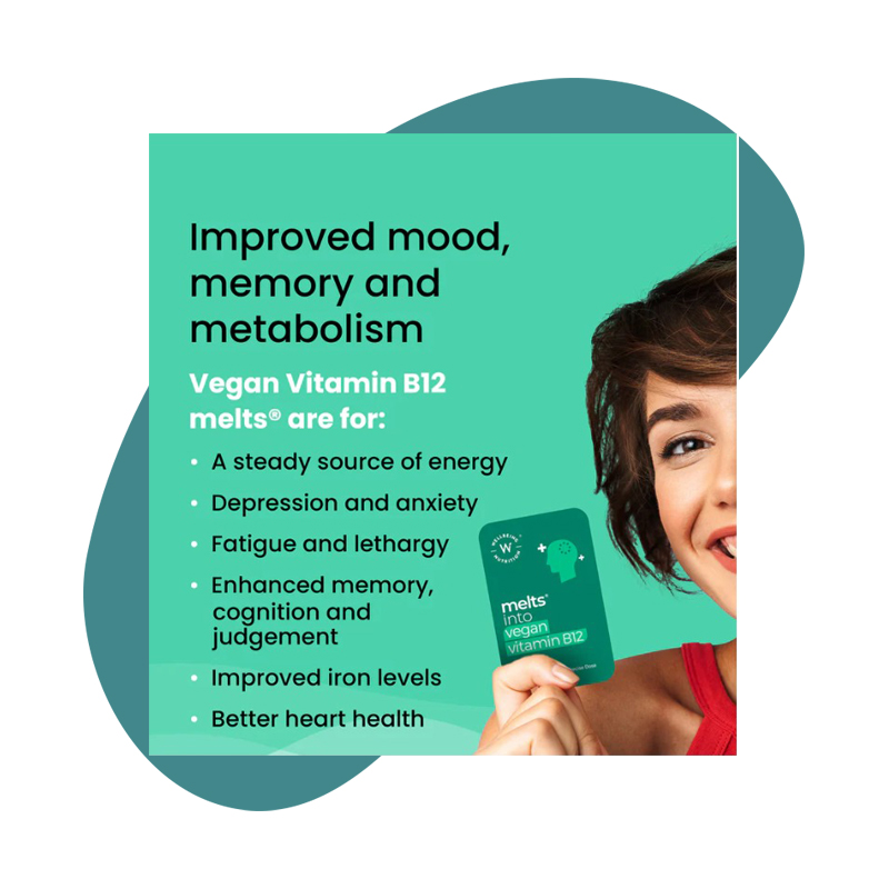 Melts Vegan Vitamin B12 + Folate 4