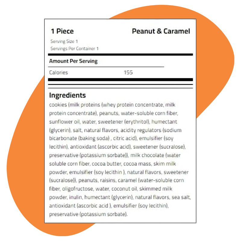Caramel & Peanuts & Raisin (45g) 2
