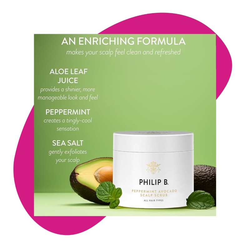 Peppermint Avocado Scalp Scrub 236ml 2