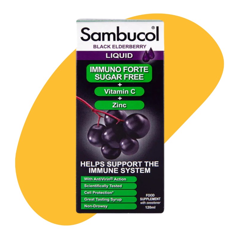 Sambucol Immuno Forte Sugar Free Black Elderberry Formula 120 ml 1