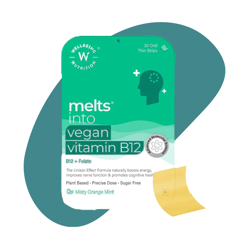 Melts Vegan Vitamin B12 + Folate 1