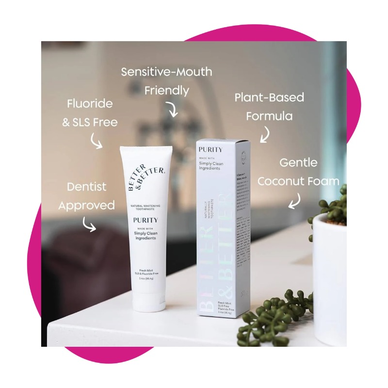 Purity Natural Whitening Toothpaste, 96.4 g 3