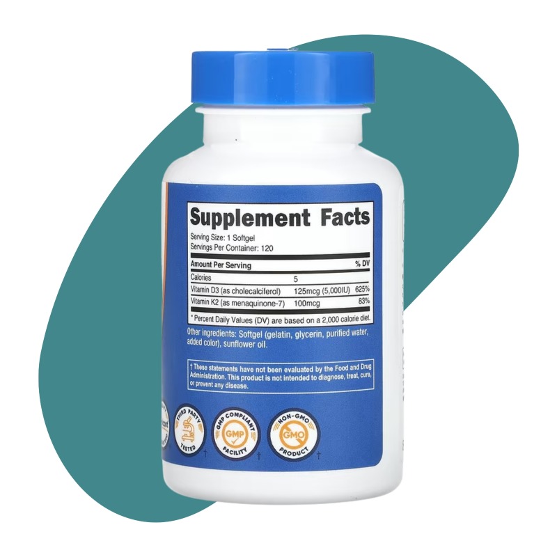 Vitamin K2 + Vitamin D3 4