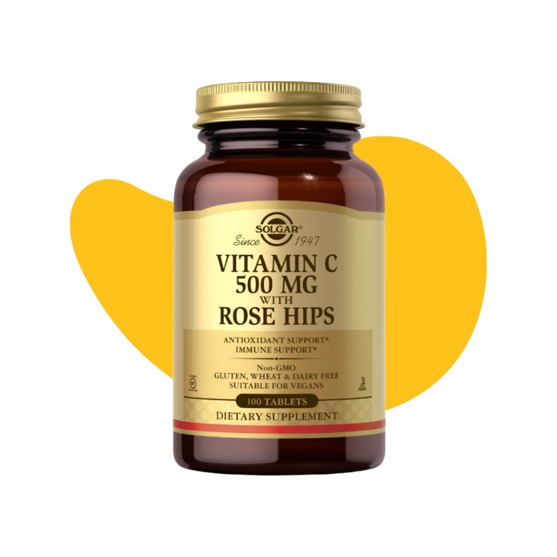 Vitamin C 500mg with Rose Hips 1