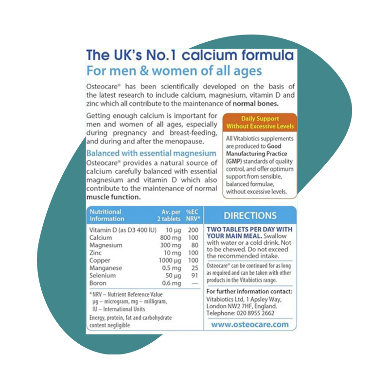 Osteocare 30 tablets 1