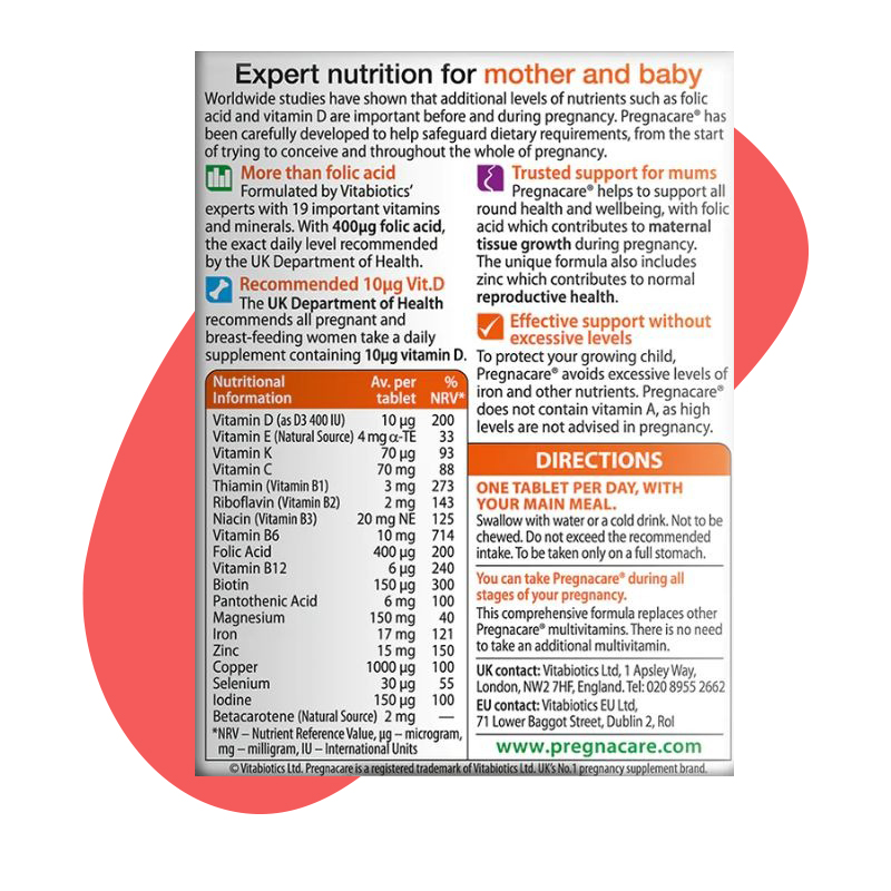 Pregnacare Original 30 1