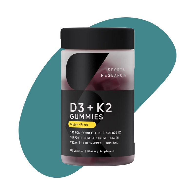 125 MCG D3 / 100 MCG K2, 60 Gummies 0