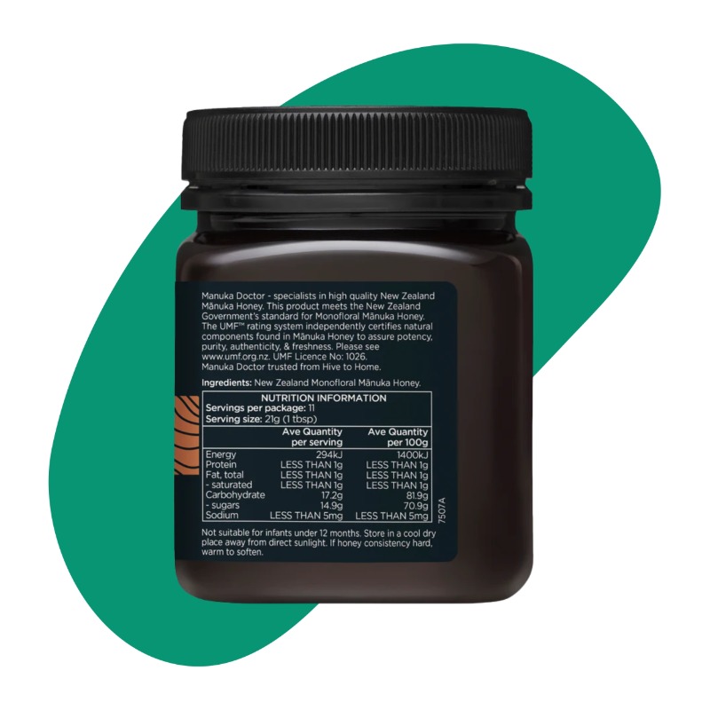 UMF 18+ Monofloral Manuka Honey 250g 2