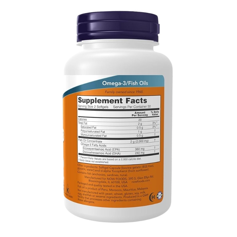 180 EPA/120 DHA, Cardiovascular Support, 100 Softgels 3