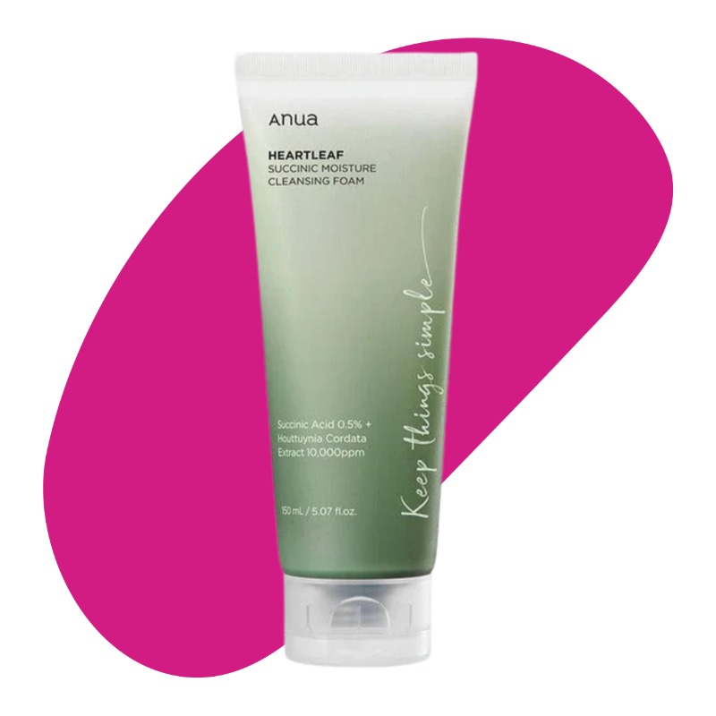 Heartleaf Succinic Moisture Cleansing Foam, 150ml 1