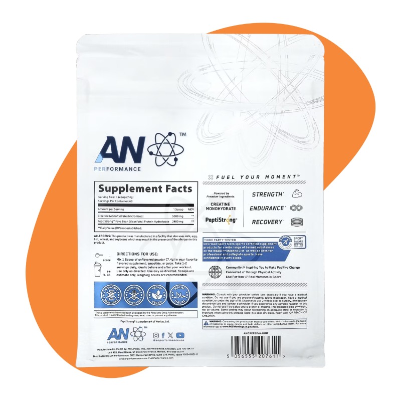 Creatine + Peptide, Unflavored, 60 Servings 2