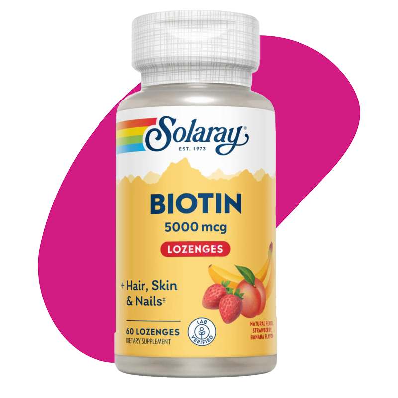 60 Lozenges, Natural Peach, Strawberry Banana Flavor 1