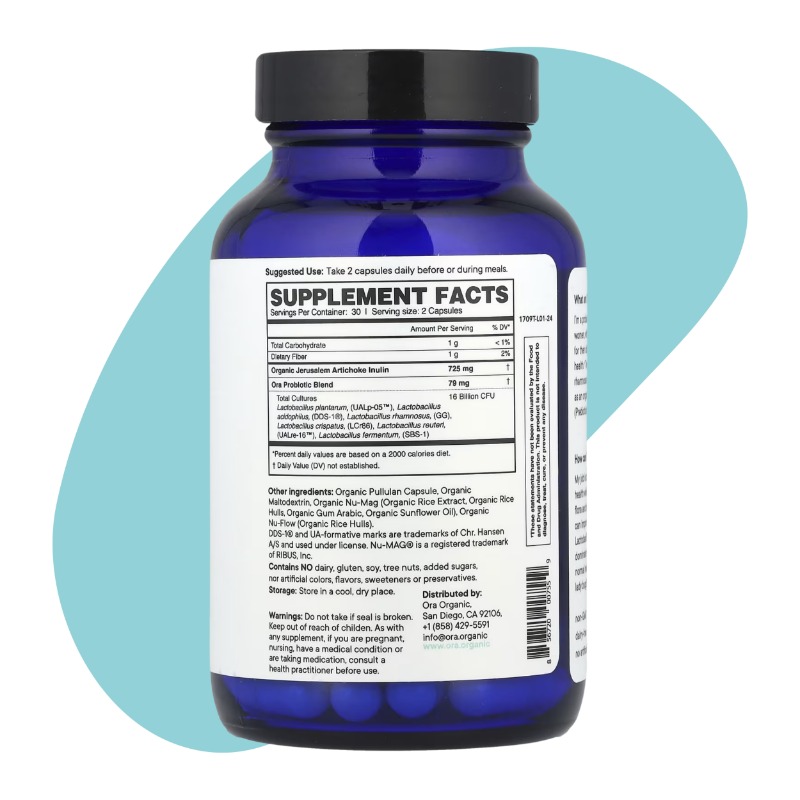 Lady Bugs Women’s Probiotic & Prebiotic 60 Capsules 2