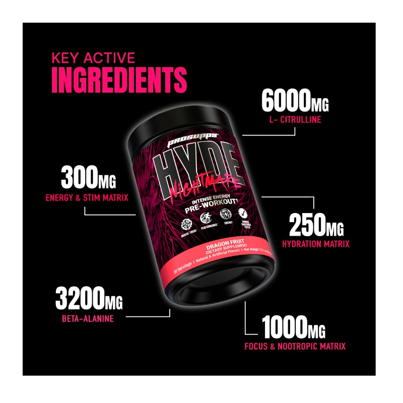 Intense Energy Pre-Workout, Dragon Fruit, 15.7 oz (444 g) 3