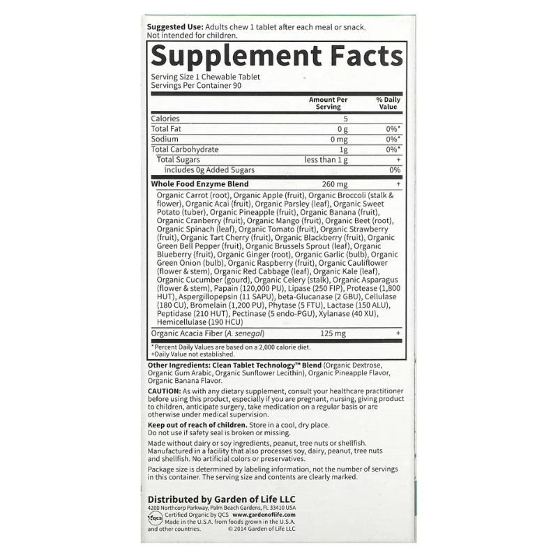 Dr. Formulated Enzymes Organic Digest + 2